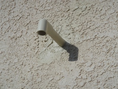 Garage Shop-Sealing Condensate Drain Pipe