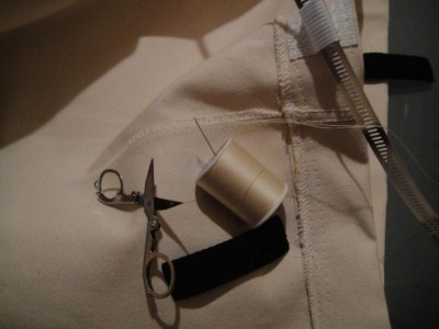 Dust Collector Filter Bags - Sewing on a New Loop